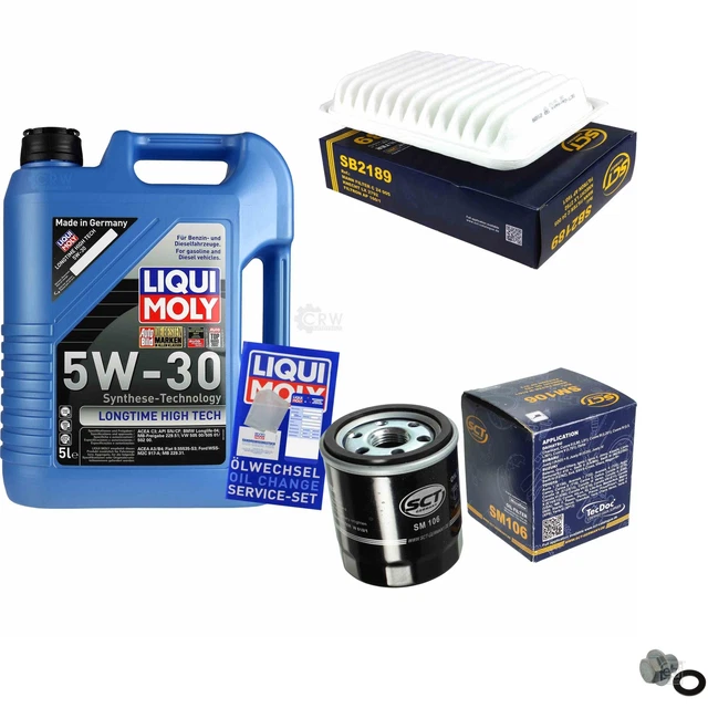 SCT Pacchetto Revisione Germania 5 L Liqui Moly Longtime High-Tech 5W-30 per
