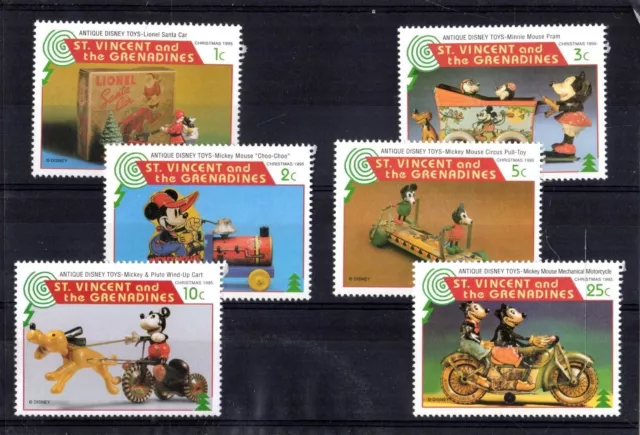 127+  Timbres Walt Disney   Serie Saint Vincent