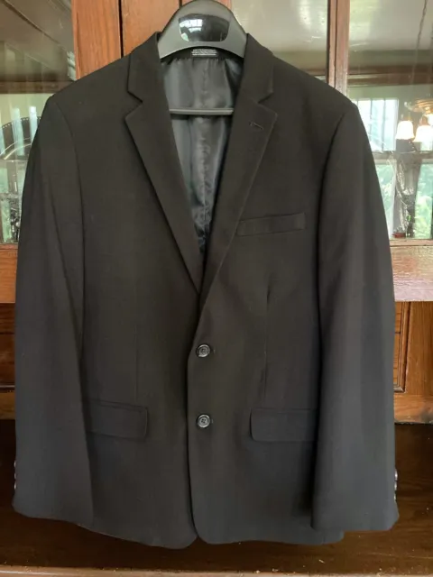 Boys Calvin Klein black suit jacket blazer, 16
