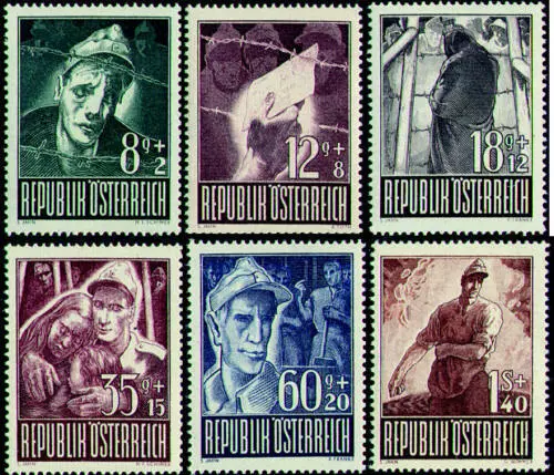 Altösterreich postfrisch mit Nr. 829-834