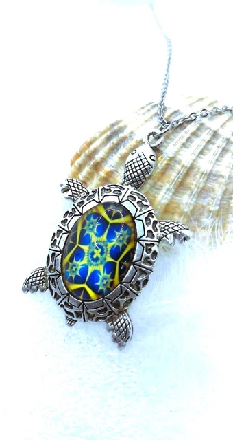 Lot De 10 Colliers Pendentif Tortue Hawaïenne - Longueur Réglable 40-80 Cm - Style Rétro Plage - Pour Hommes Et Femmes