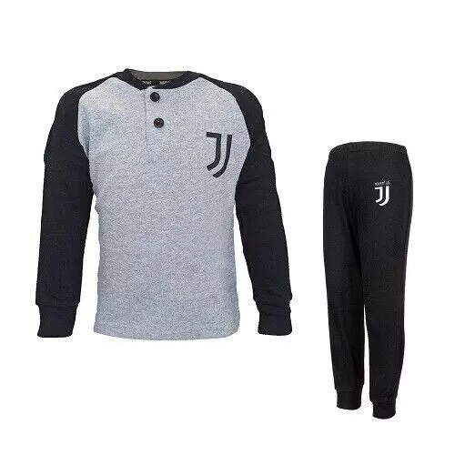 Pigiama Bambino Lungo Juve in Caldo Cotone Art. JU16095 Prodotto Ufficiale