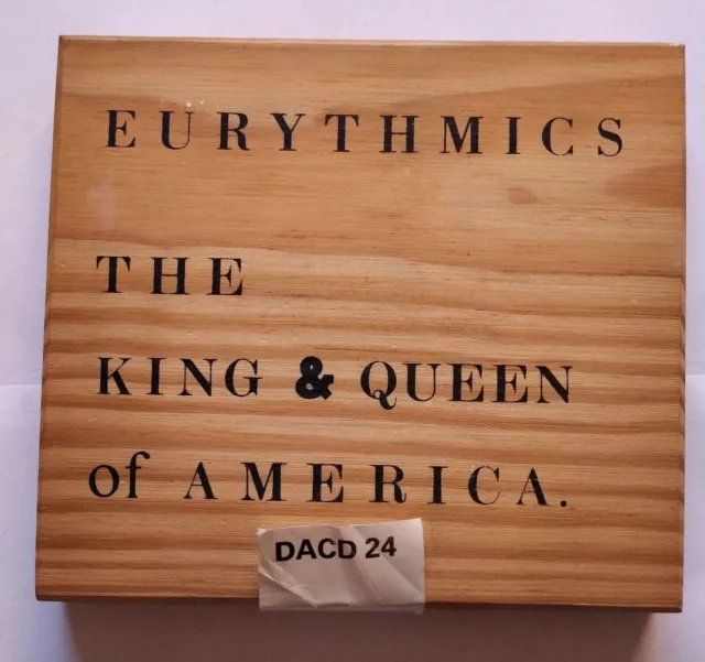 Eurythmics The King & Queen Of America Cd-Single UK 1990  en caja de madera