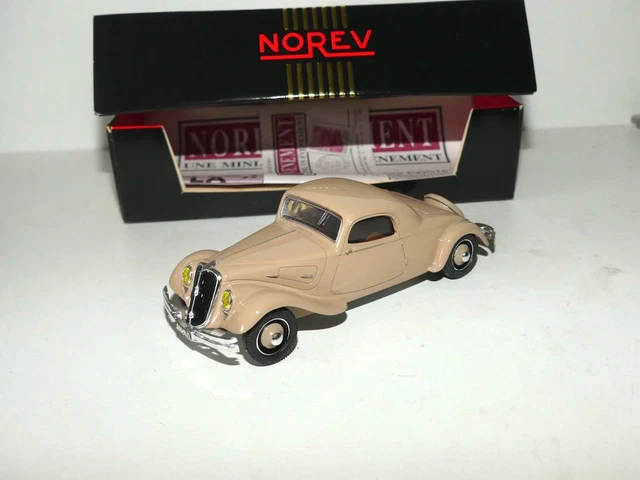 Norev Ligne Noire 1/43 – Citroën Traction 22cv Faux Cabriolet 1934 Bleue