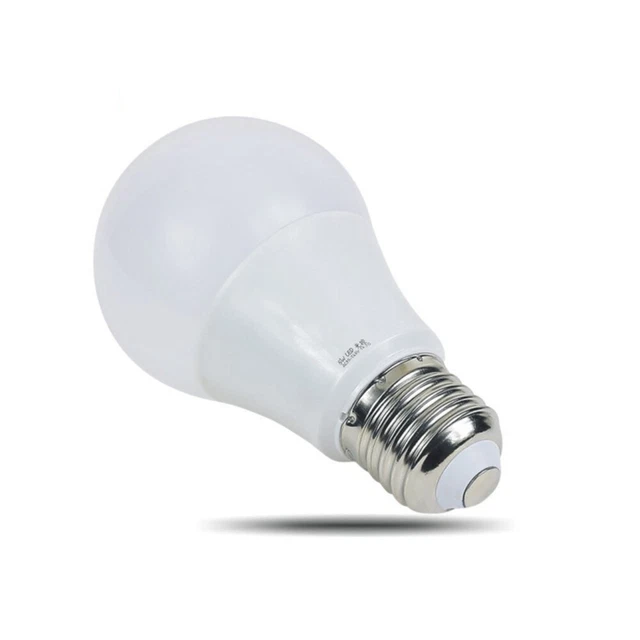 E27 5W 6500K Light Sensor LED Globe Bulb Light Emergency Lamp for £7.78