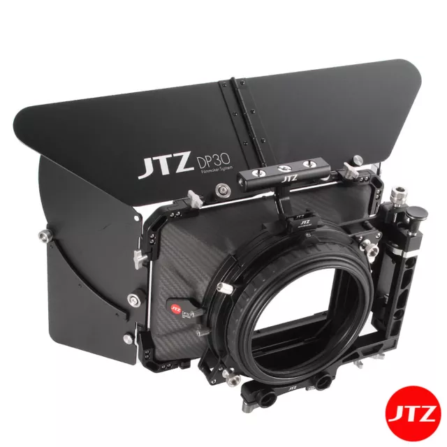 JTZ DP30 4x4" Film Matte Box Carbon Fiber 15mm/19mm For Sony RED For Panasonic