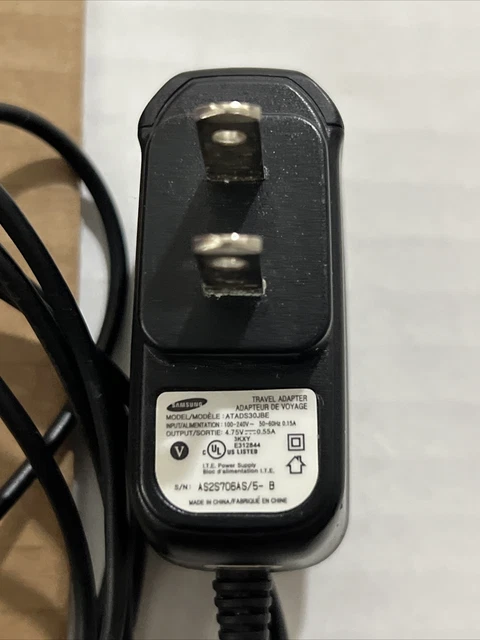 Samsung (ATADS30JBE) Travel Charger Juke U470 T T349 T409 A517 A637 R900/ (B)