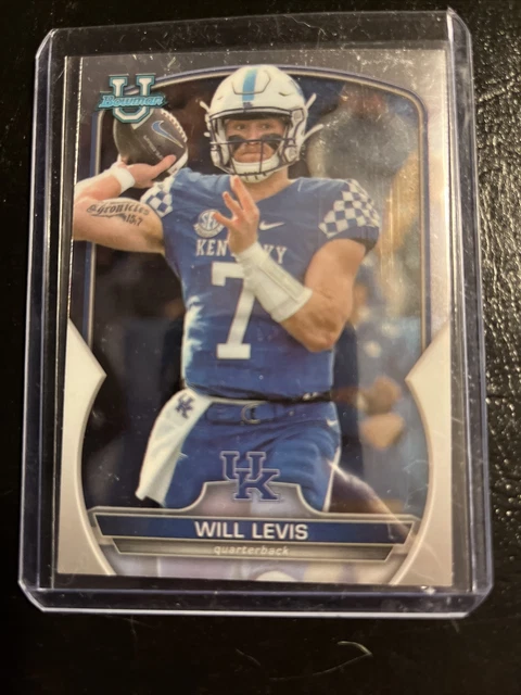 2022 Bowman Chrome University Will Levis #5 Kentucky Wildcats/Tennessee Titans