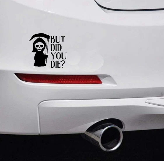 Auto Stoßstange Aufkleber Neuheit Lustig Fenster Aufkleber Vinyl Aufkleber *Farbe wählen*
