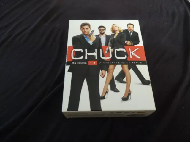 CHUCK l'intégrale 5 saisons 23 DVD TBE