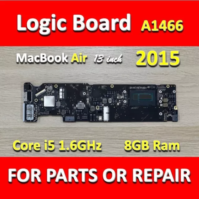 Logic Board 2015 MacBook Air 13" A1466 Core i5 1.60GHz - 8GB RAM (820-00165-A)