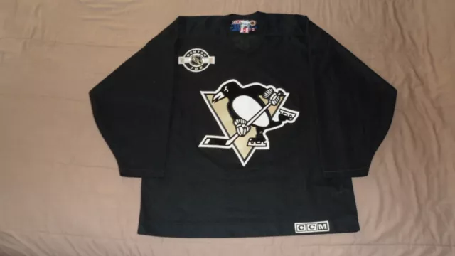 Pittsburgh Penguins Black #87 Crosby CCM Men’s Large NHL Practice Hockey Jersey Pittsburgh Penguins Black #87 Crosby CCM Men’s Large NHL Practice Hockey Jersey