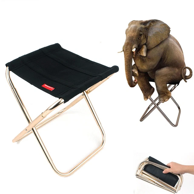 Mini Portable Folding Chair Outdoor Camping Fishing Picnic Beach Firm Stool Seat