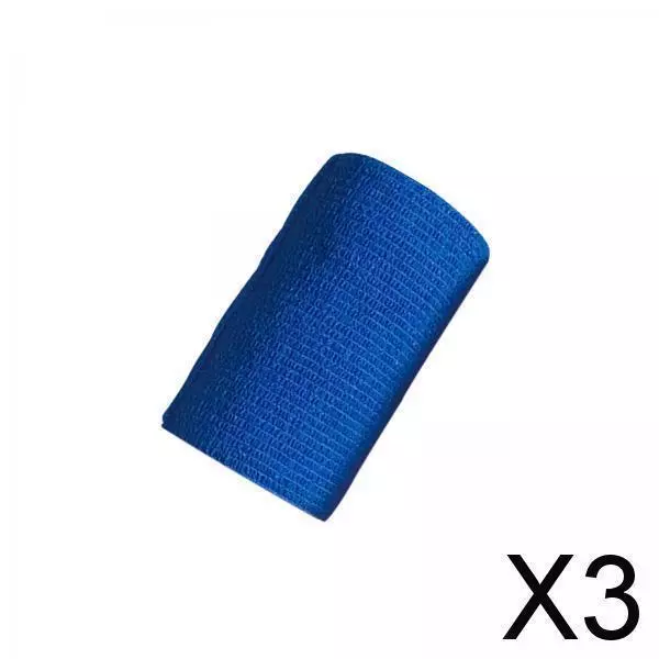 3X Vet Wrap 4 inch Wide Non Woven Elastic Self Adherent Wrap for Dogs