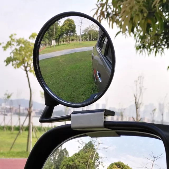 HD Glass Dead Zone Auxiliary Mirror Wide Angle Car Side Mirror  Car