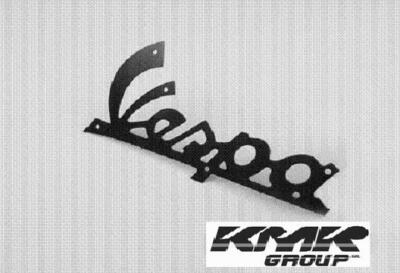 TARGHETTA ANTERIORE NERA VESPA 125 VNB1T VNB2T VNB3T CON FORI PER RIVETTI 1408 