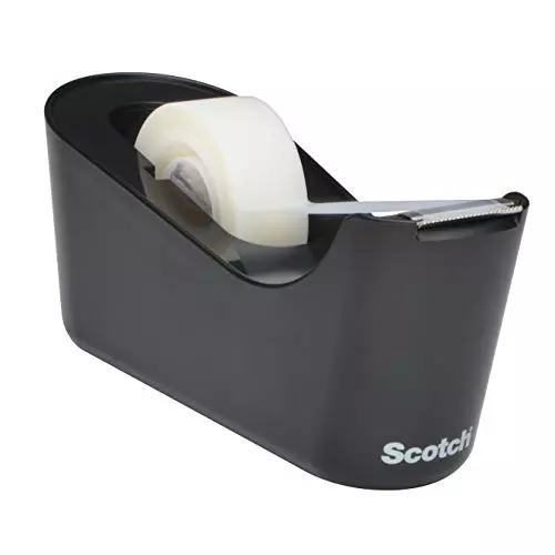  Scotch Dog Tape Dispenser with 1 Roll of Scotch Magic Tape -  Holds Tape up to 19 mm Wide x 7,5 m - Cute Stationery Sets and Cute Gifts -  White : Office Products