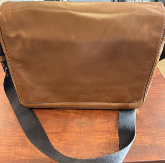 COACH  messenger laptop bag