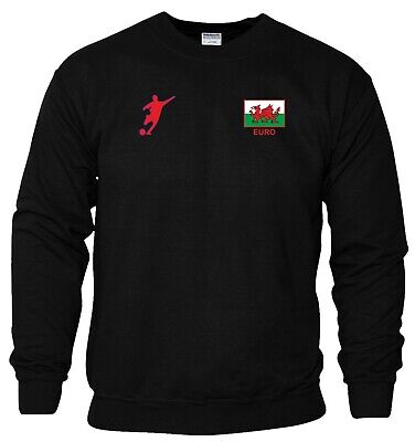Wales Football Sweatshirt Flag The Dragons Fans Birthday Gift Men Jumper Top