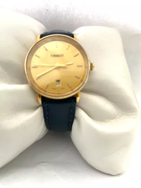 TISSOT WOMENS Swiss Made Sapphire Crystal Calendar Leather Strap