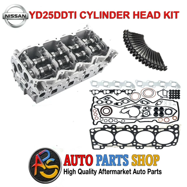 COMPLETE CYLINDER HEAD Kit YD25 for Nissan Navara D40 D22 Pathfinder