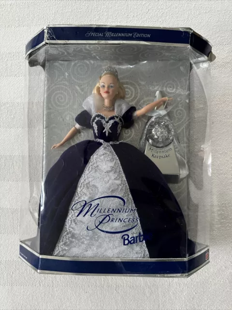 SPECIAL EDITION MATTEL 2000 Black Millennium Princess Barbie Doll