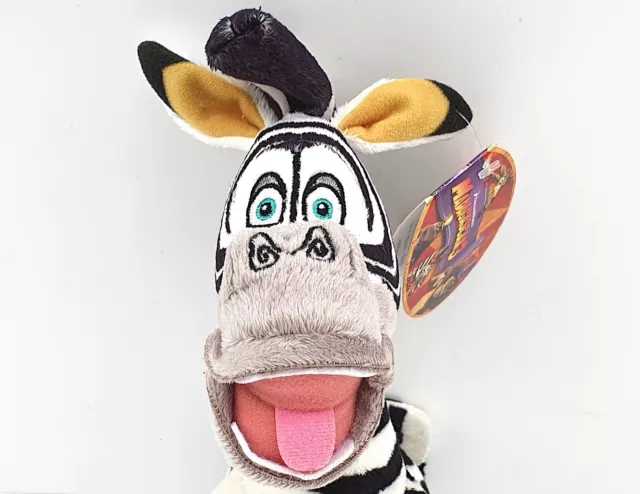 Madagascar 3  Zèbre Marty   Peluche Jouet Ancien Neuf   Dreamworks