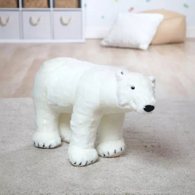Melissa & Doug Giant Polar Bear Stuffed Animal Soft Toy