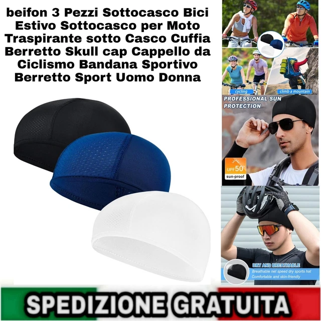 3 Sottocaschi Estivi Traspiranti – Antivento, Assorbono Il Sudore E Si Adattano A Tutti!
