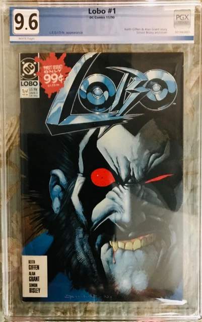 LOBO #1 PGX 9.6 KEY FIRST 1’ST DC ISSUE LEGION APPEARANCE not CGC EGS CBCS