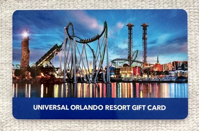 Universal Studios CITY WALK RIDES SILHOUETTE GIFT CARD
