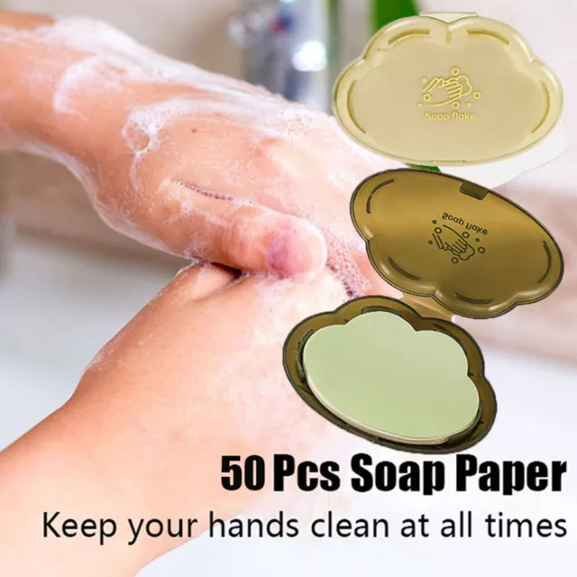 SOPE FOGLI SAPONE Carta Misura Viaggio Monouso Schiuma Mano Lavaggio  Portatile EUR 7,64 - PicClick IT