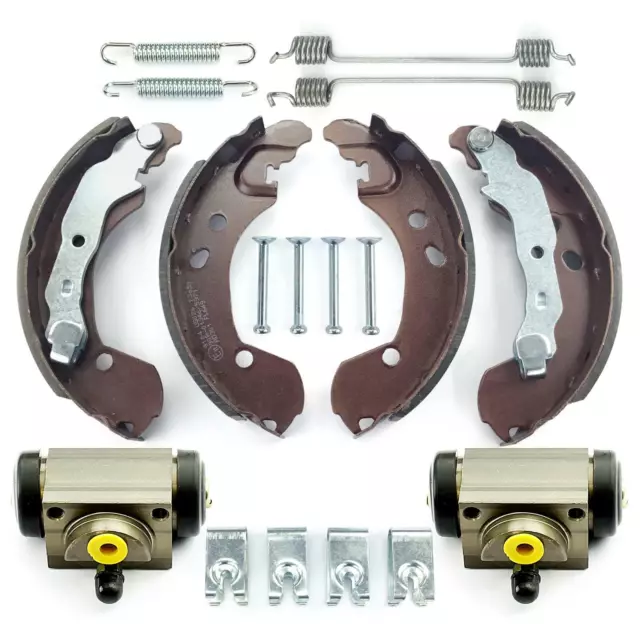 Bremsbacken + 2x Radzylinder hinten für Nissan Micra III Renault Modus Clio III