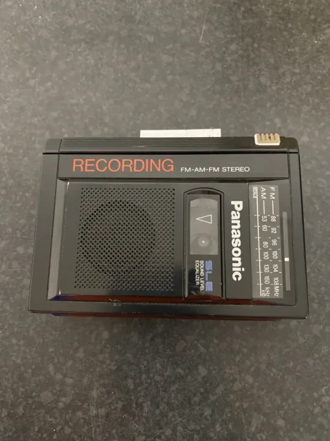 Panasonic RQ A70 recording AM-FM Stereo!