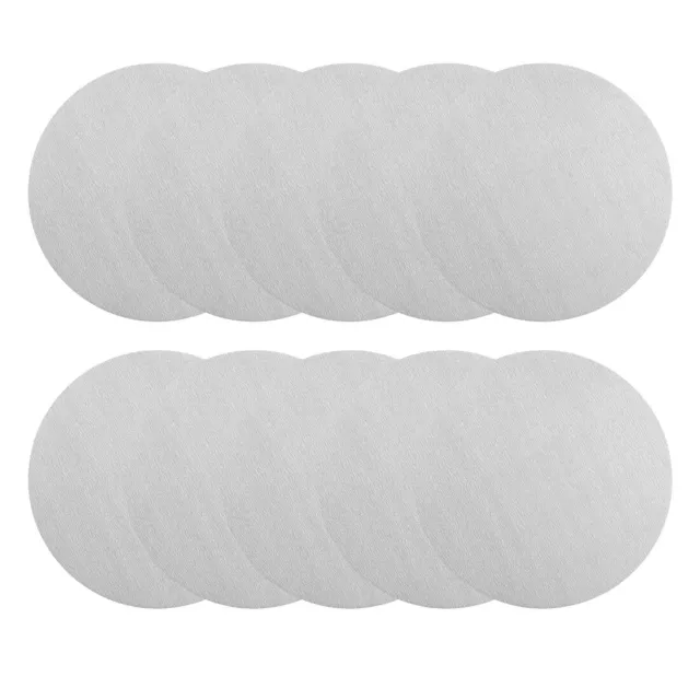 10 Pcs 6-Inch Aluminum Oxide White Dry Hook and Loop Sanding Discs 1000 Grit