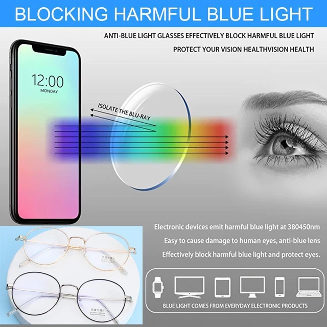 Anteojos de gran tamaño gafas de computadora marco ultraligero gafas anti-luz azul