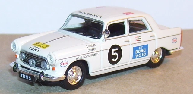 UNIVERSAL HOBBIES UH idem NOREV METAL HO 1/87 PEUGEOT 404 BERLINE RALLYE 1967