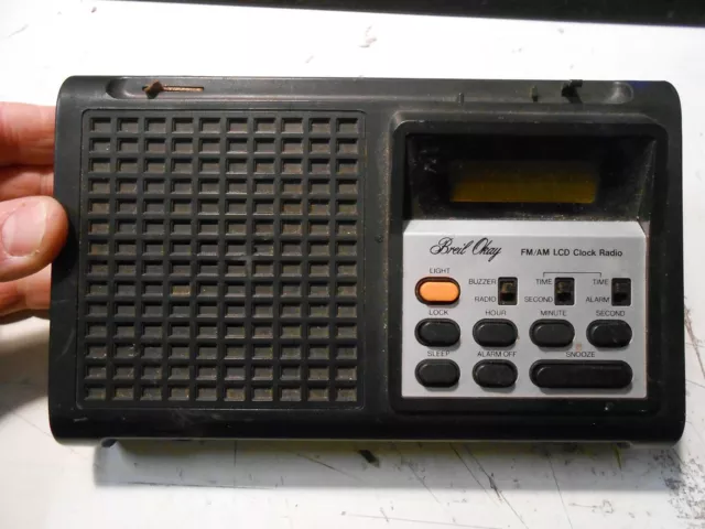 Vecchia Radio Sveglia Breil Okay - Non Funzionante Per Pezzi Di Ricambio