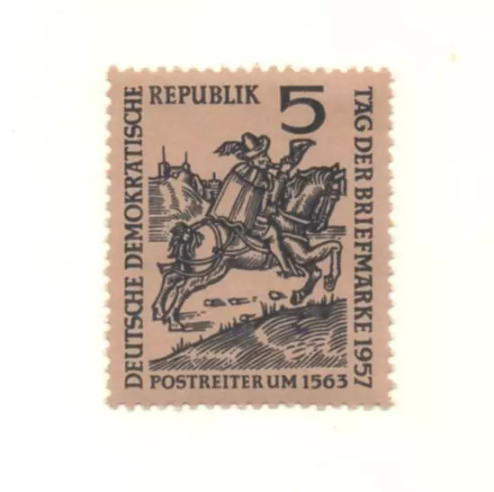 DDR 1957 Tag der Briefmarke Mi.600 postfrisch *BM664a