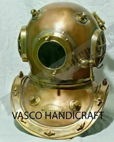 Vintage Collectible Siebe Gorman Diving Helmet Bolt Deep Sea Divers Helmet gift