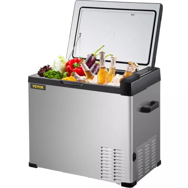 VEVOR Glacière Voiture Frigo Compresseur Congélateur Portable 50L 60W -20 à 20 ℃