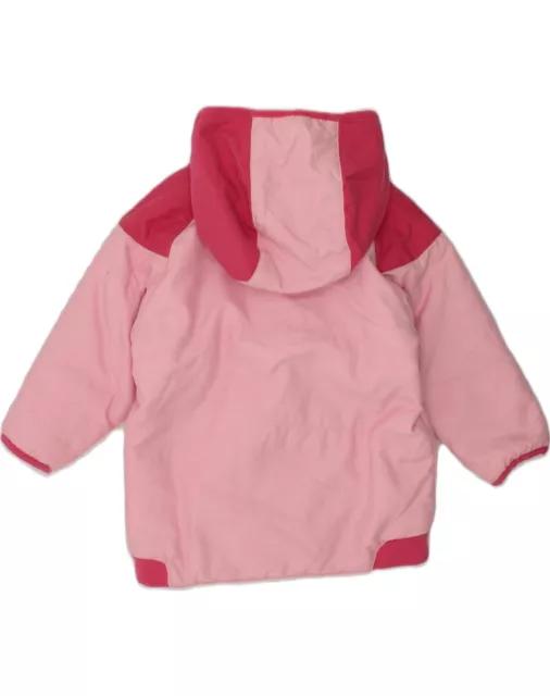 Nike Baby Mädchen Kapuze Windbreaker Jacke 18-24 Monate rosa Colourblock LZ04 2