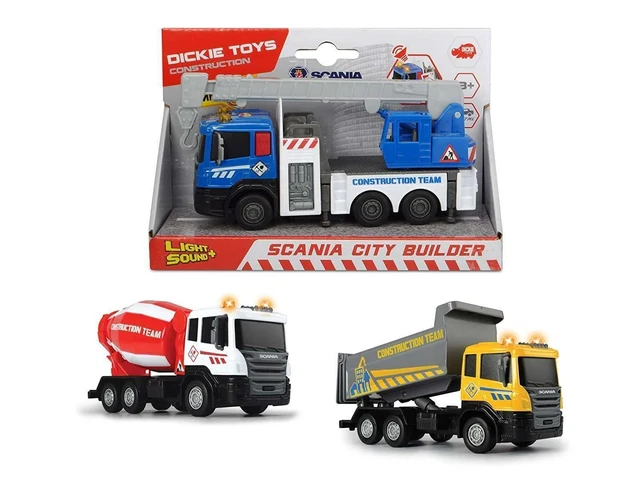 Dickie Toys 12cm Construction Builder Vehicle In Random Selection