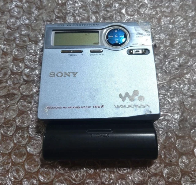 ジャンク　SONY MZ-N910 ポータブルミニディスクレコーダー　シルバー Sony MZ-N910 Walkman Portable Player MD Player Used | eBay