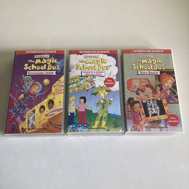 THE MAGIC SCHOOL Bus VHS Lot Of x3 - Scholastic Video Bundle £17.81 ...