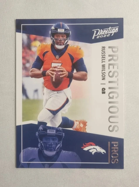 Panini Prestige NFL 2022 Russell Wilson Denver Broncos Prestigious No. PP-3