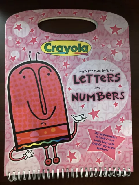 CRAYOLA My Very Own Book Of Letters & Numbers Dry Erase & Write on Pages