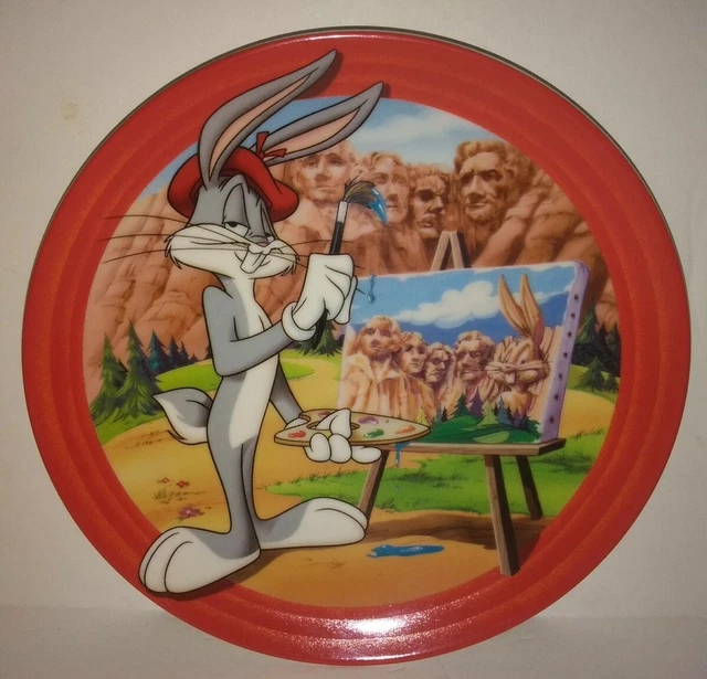 BRADFORD EXCHANGE BUGS BUNNY "MOUNT RUSHBUNNY" 8" COLLECTOR Plate No