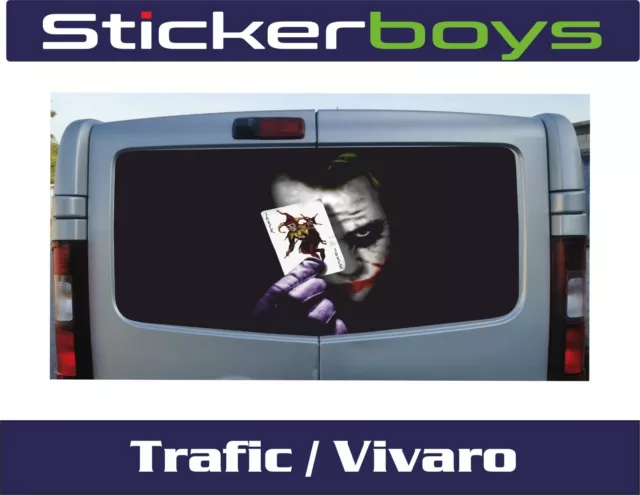Renault Trafic Vauxhall Vivaro Joker Heckklappe Aufkleber Grafik