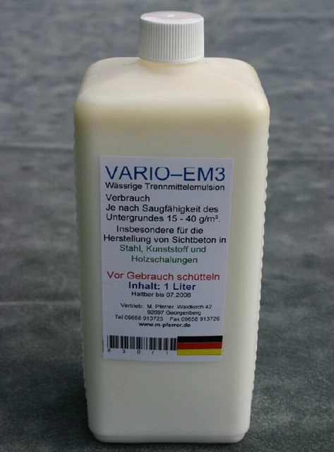 Separador 1 litro para encofrados metálicos y plásticos (Vormiol)